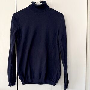 GAP Navy Knit Turtleneck Sweater